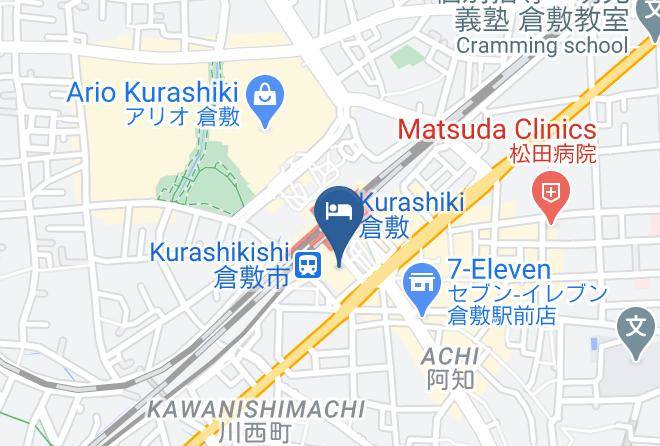 Apa Hotel Kurashiki Ekimae Map - Okayama Pref - Kurashiki City