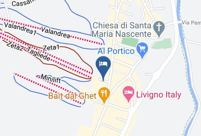 Cafe Via Vai Carta Geografica - Lombardy - Sondrio