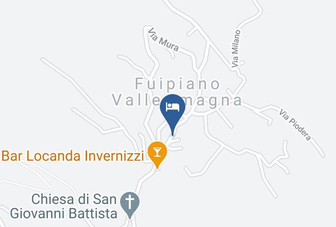 Albergo Canella Carta Geografica - Lombardy - Bergamo