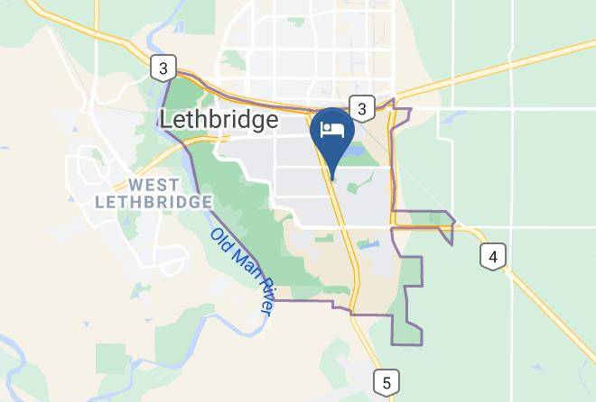 Chinook Motel Map - Alberta - Division 2