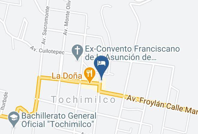 Hotel D\' Silva Mapa - Puebla - Tochimilco