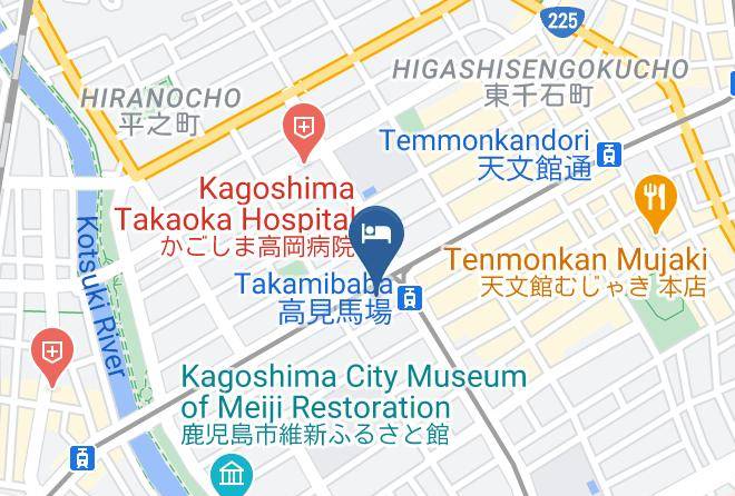 Hotel Hokke Club Kagoshima Map - Kagoshima Pref - Kagoshima City