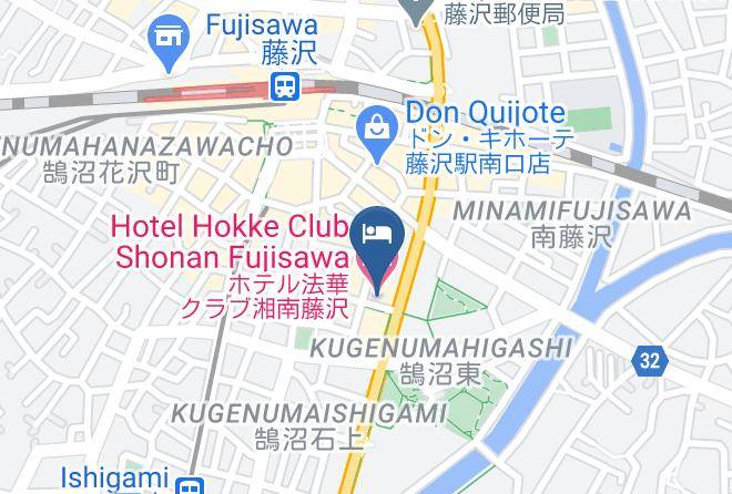 Hotel Hokke Club Shonan Fujisawa Map - Kanagawa Pref - Fujisawa City