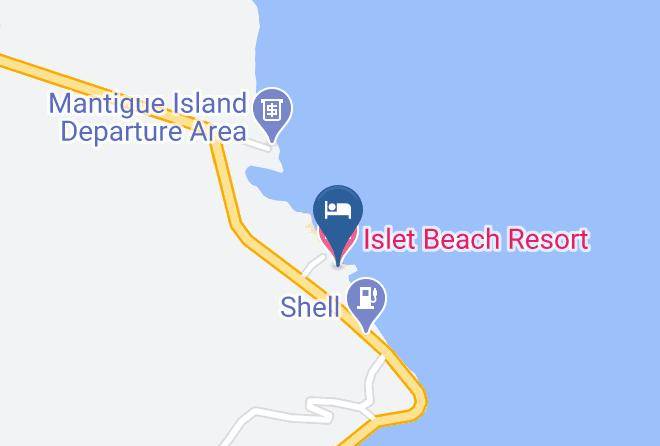 Islet Beach Resort Map - Northern Mindanao - Camiguin