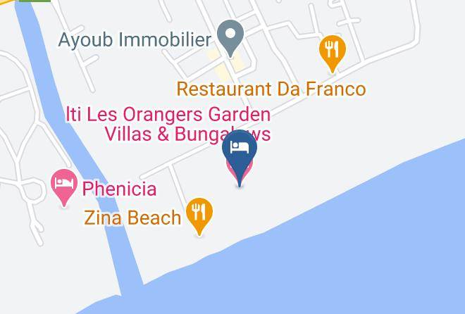 Lti Les Orangers Garden Villas & Bungalows Carte - Tunisia