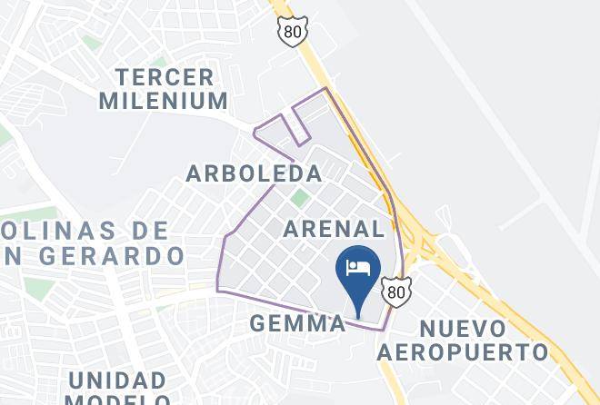 Motel Costa Brava Mapa - Tamaulipas - Tampico