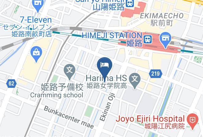 Richmond Hotel Himeji Map - Hyogo Pref - Himeji City