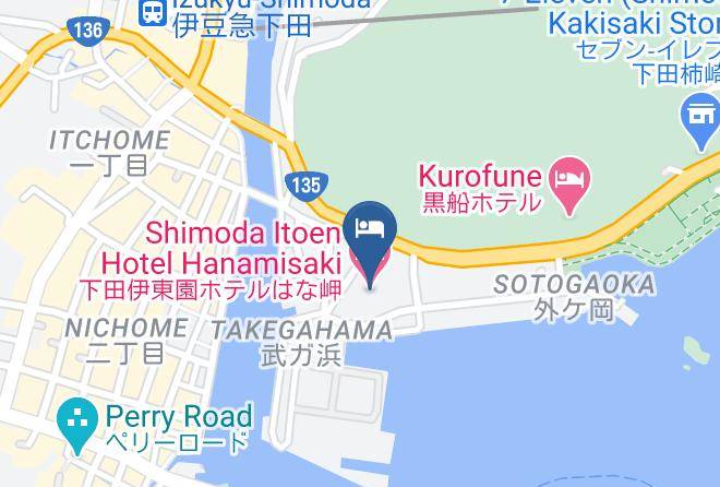 Shimoda Itoen Hotel Hanamisaki Map - Shizuoka Pref - Shimoda City