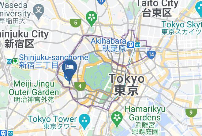 The Prince Gallery Tokyo Kioicho A Luxury Collection Hotel Map - Tokyo Met - Chiyoda Ward