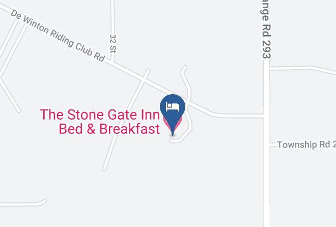 The Stone Gate Inn Bed & Breakfast Map - Alberta - Division 6