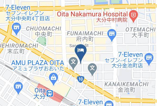 Toyoko Inn Oita Ekimae Map - Oita Pref - Oita City