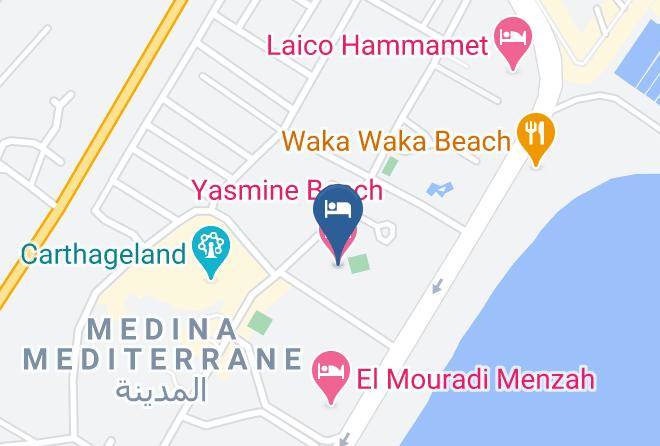 Yasmine Beach Carte - Tunisia