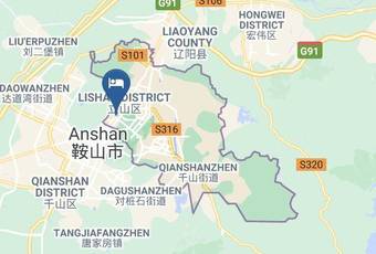 7days Inn Anshan Shengli North Road Map - Liaoning - Anshan