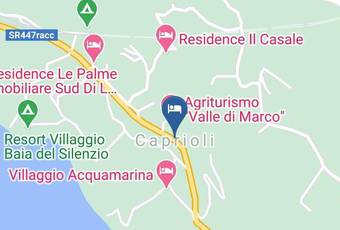 Acquamarina Village Srl Carta Geografica - Campania - Salerno