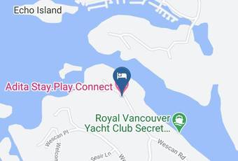 Adita Stay Play Connect Map - British Columbia - Sunshine Coast