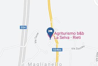 Agriturismo B&b La Selva Rieti Carta Geografica - Latium - Rieti
