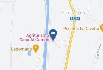 Agriturismo Casa Al Campo Carta Geografica - Trentino Alto Adige - Trento
