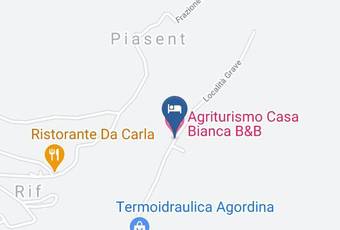 Agriturismo Casa Bianca B&b Carta Geografica - Veneto - Belluno