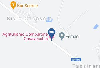 Agriturismo Comparone Casavecchia Carta Geografica - Umbria - Perugia