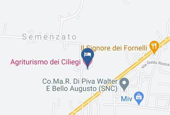 Agriturismo Dei Ciliegi Carta Geografica - Veneto - Treviso