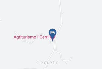 Agriturismo I Cerri Carta Geografica - Marches - Pesaro And Urbino