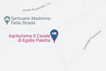 Agriturismo Il Casale Di Egidio Paletta Carta Geografica - Calabria - Cosenza