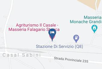 Agriturismo Il Casale Masseria Falagario Stacca Carta Geografica - Apulia - Bari