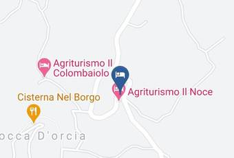 Agriturismo Il Granaio Della Fonte Val D\'orcia Siena Carta Geografica - Tuscany - Siena