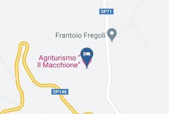 Agriturismo Il Macchione Carta Geografica - Tuscany - Siena