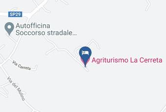 Agriturismo La Cerreta Carta Geografica - Tuscany - Massa Carrara