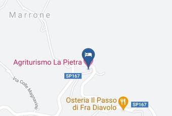 Agriturismo La Pietra Carta Geografica - Latium - Frosinone