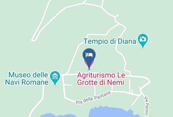 Agriturismo Le Grotte Di Nemi Carta Geografica - Latium - Rome