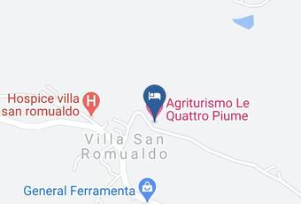 Agriturismo Le Quattro Piume Carta Geografica - Abruzzi - Teramo