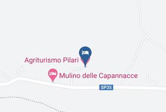 Agriturismo Pilari Carta Geografica - Tuscany - Arezzo