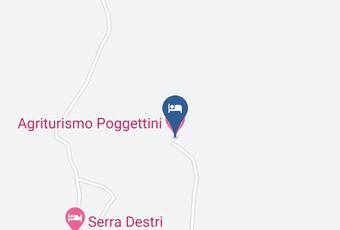 Agriturismo Poggettini Carta Geografica - Tuscany - Pisa