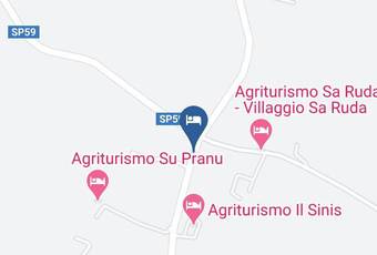 Agriturismo Sa Ruda Carta Geografica - Sardinia - Oristano