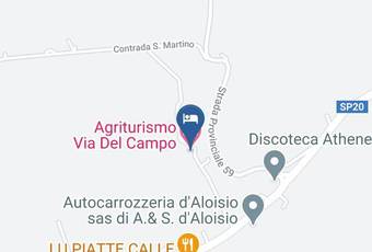 Agriturismo Via Del Campo Carta Geografica - Abruzzi - Pescara