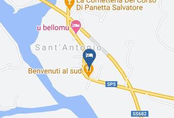 Agriturismo Villa Santa Maria Carta Geografica - Calabria - Reggio Di Calabria