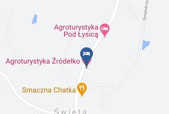 Agroturystyka Zrodelko Map - Swietokrzyskie - Kielecki