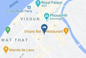Aham Hostels & Cafe Map - Luang Prabang - Louangphrabang