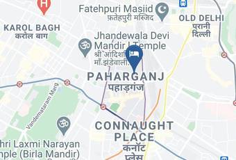 Ajanta Hotel Map - Delhi - Paharganj