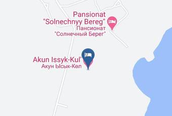 Akun Issyk Kul\' Map - Ysyk Kol Region