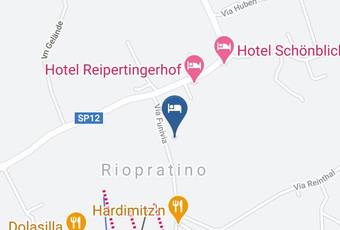 Albergo Bachlerhof Carta Geografica - Trentino Alto Adige - Bolzano