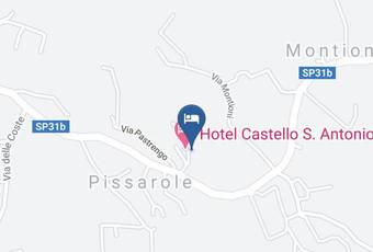 Albergo Castello S Antonio Casa Principale Carta Geografica - Veneto - Verona