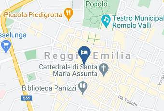 Albergo Delle Notarie 4 Stelle Carta Geografica - Emilia Romagna - Reggio Emilia