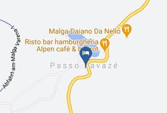 Albergo Dolomiti Lavaze\' Carta Geografica - Trentino Alto Adige - Trento