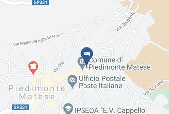 Albergo Penza Carta Geografica - Campania - Caserta