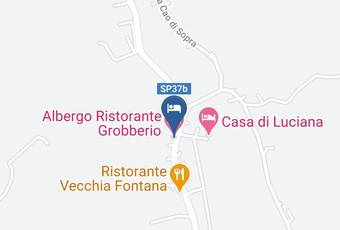 Albergo Ristorante Grobberio Carta Geografica - Veneto - Verona