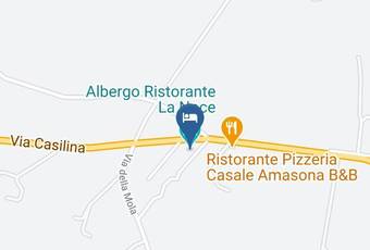Albergo Ristorante La Noce Carta Geografica - Latium - Rome