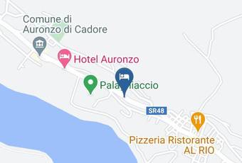 Albergo Union Snc Carta Geografica - Veneto - Belluno